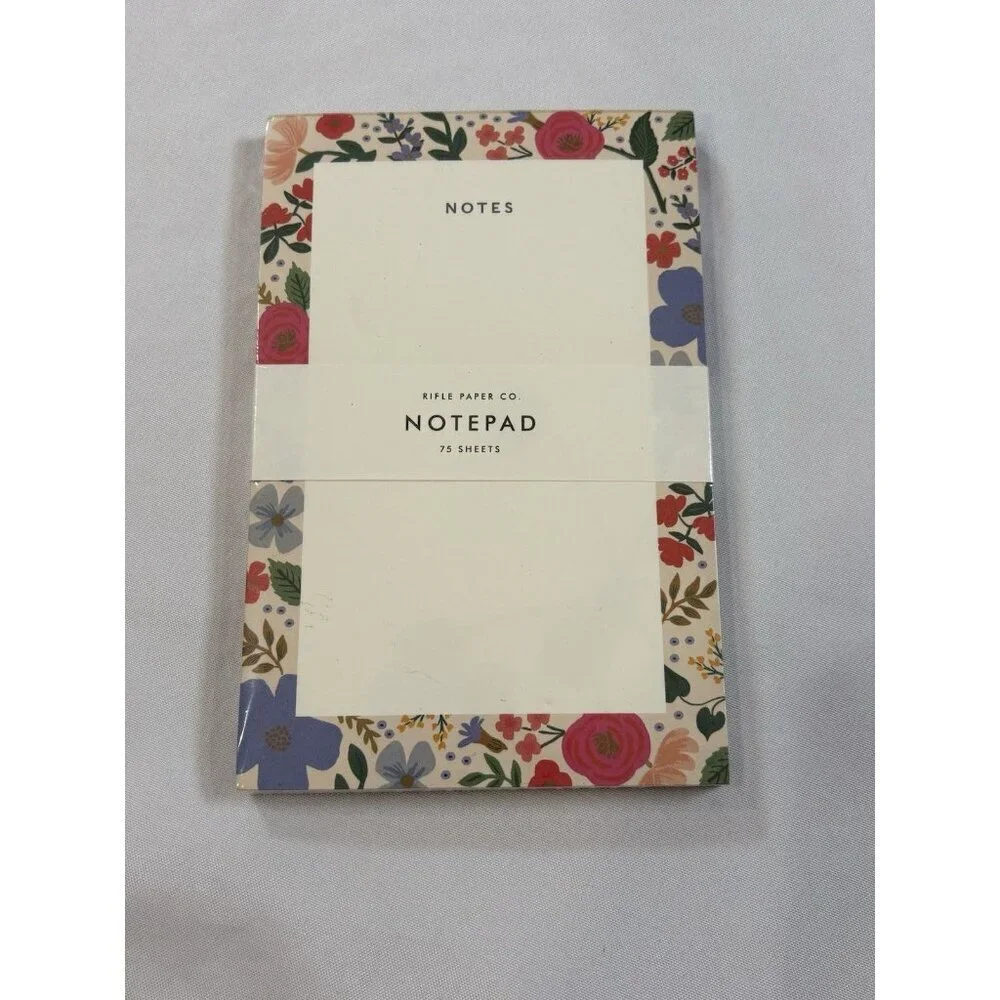 RIFLE PAPER CO Garden Party Note Pad 75 Sheets 6.5” x 4.5”